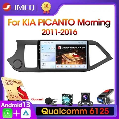 Android 13 Car Stereo 2-DIN for Kia Picanto 2011-2016 JMCQ