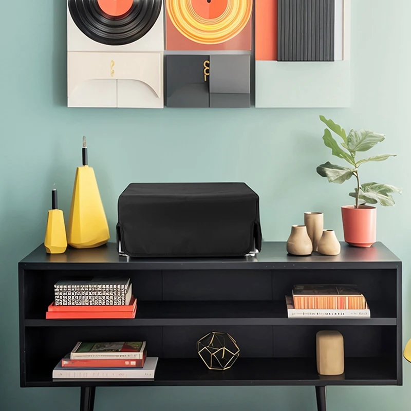 غطاء الغبار الدوار للصوت والفيديو ، حالة وقائية لاعب سجل الفينيل