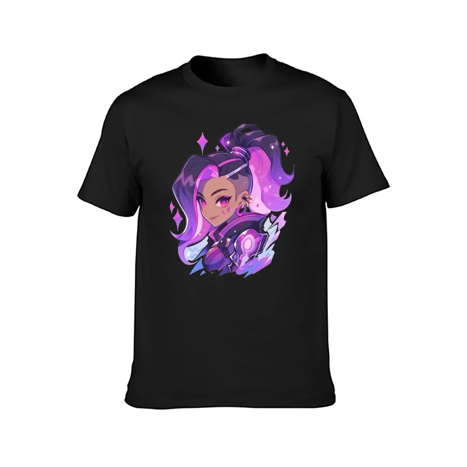 Cute Sombra T-Shirt vintage graphic tee plus sizes plus size clothes heavyweights Men's t-shirts