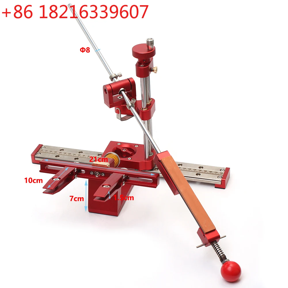 TAO 1set Knife Sharpening Frame Professional Fixed Angle Sharpener Whetstone High Precision Grinder Sharpening Tools W/Rail