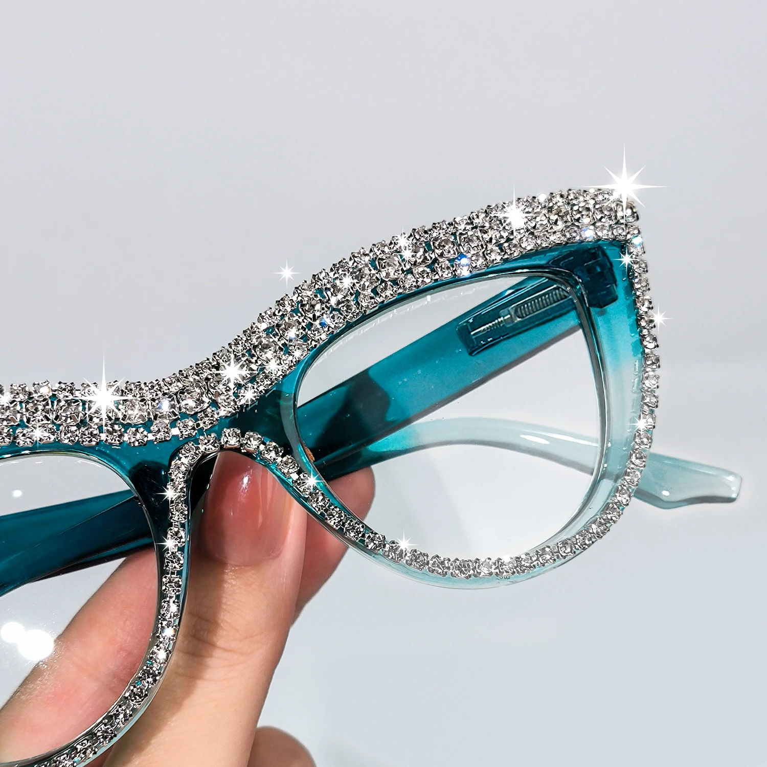 2 Stück elegante Cat-Eye-Lesebrillen für Damen und Herren, Büro- und Computergebrauch, trendige Lesebrillen, Computerbrillen – Detail 9