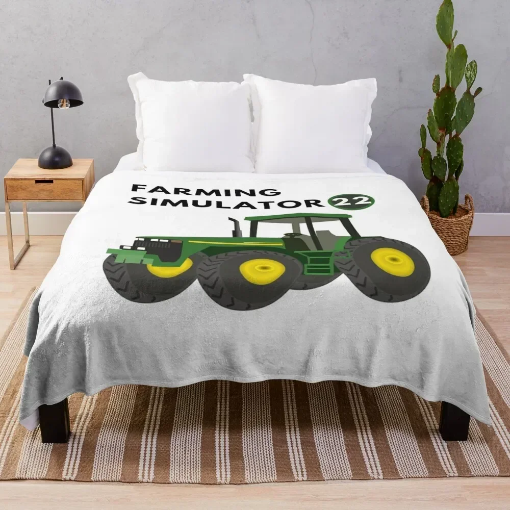 

Farming Simulator Throw Blanket for sofa Bed Fashionable Blankets