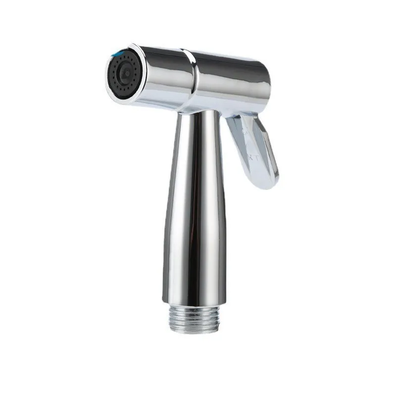 

Handheld shower head with spray gun self cleaning portable toilet flushing device bathroom