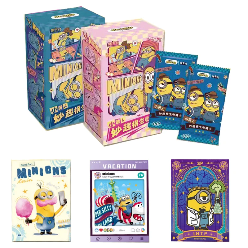 

Card Fun Minions Cards Film Characters Anime Characters Dave Paper Hobby Collection Children's Gifts Toys No.2