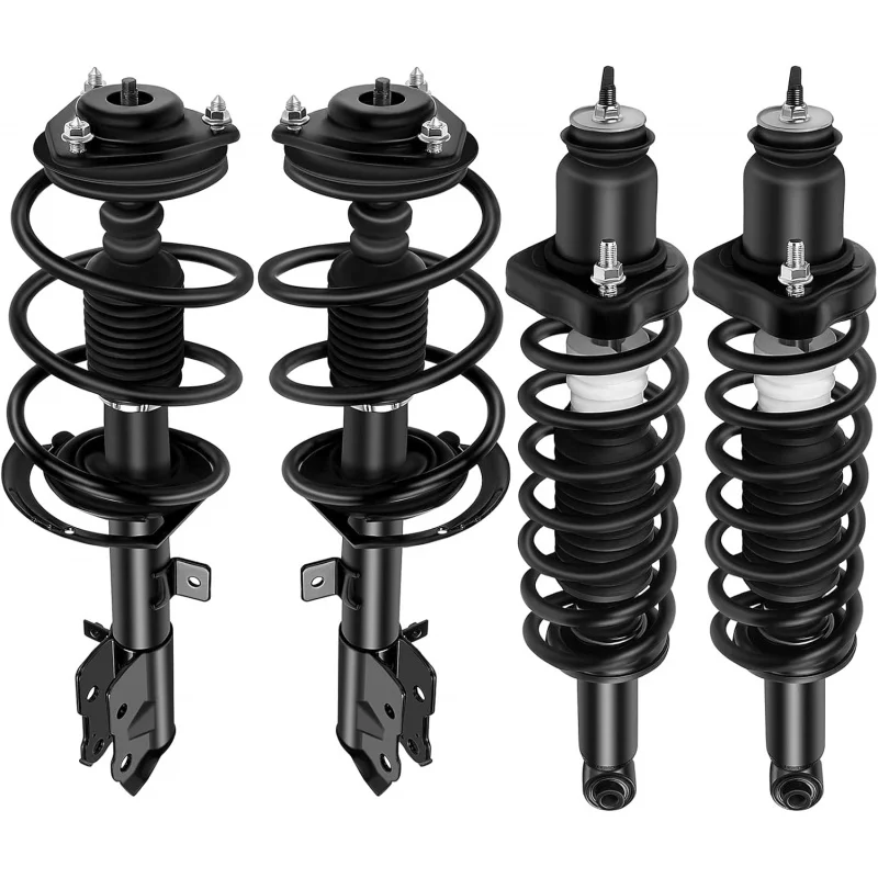 Full Set Front and Rear Complete Strut Shock Coil Spring Assembly Driver and Passenger Side Fit for 2007-2012 for Dodge Caliber