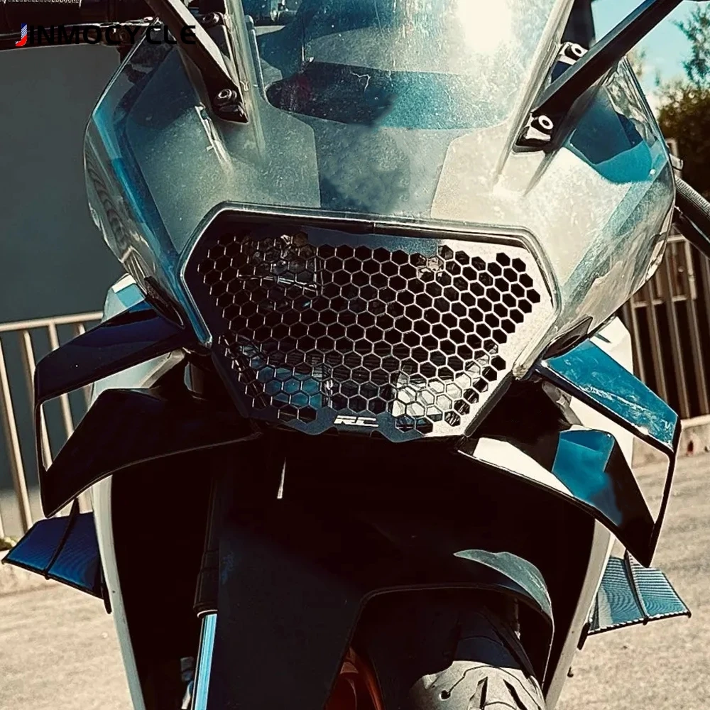 

For KTM RC390 RC200 RC125 RC 390 RC 200 125 2014-2010 Motorcycle Accessories Headlight Grille Guard Cover Protector Protection