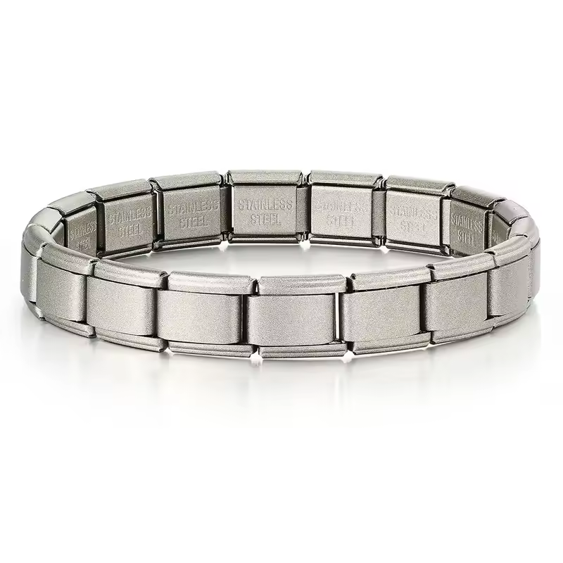 2025 New Men and Women Starry Colors 18 Pieces Italian Charm Fit 9mm Stainless Steel Modular Bracelet Wholesale Jewelry - Image 11