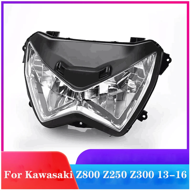 

Motorcycle Part Headlight Headlamp Shell Headlight Assembly Fit For Kawasaki Z800 Z250 Z300 13-16 Head Light Lamp Housing