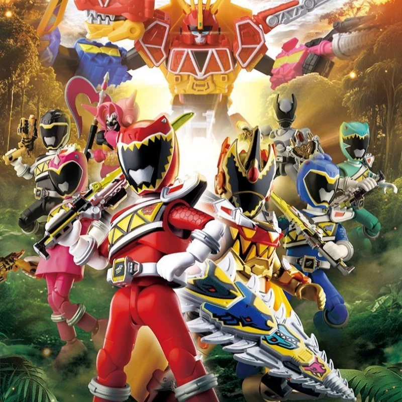 Blokees Super Sentai Galaxy Vol.2 Brave Burst Series Movable Building Blocks Figure Ohger Zyuden Model Kids Collectible Gift Toy