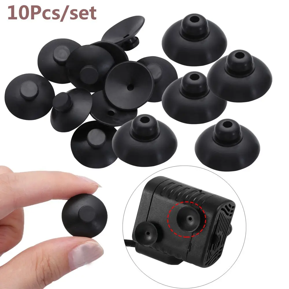 10pcs Practical Water Pump Fish Tank Tool Sucker Airpump Fixed Tube Holder Suction Cup Clip