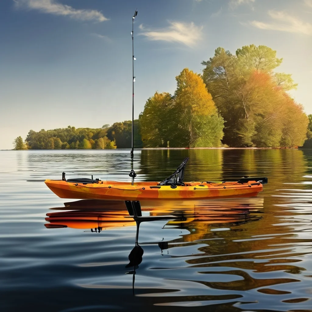 

Durable 12.5ft Single Pedal Flipper Kayak Roto Mould Sit-On-Top Design for Fishing