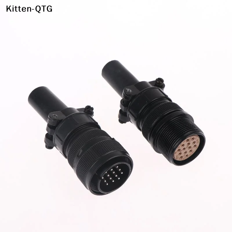 NEW 14 Pin Male/Female Metal Connector 136961 141162 For Miller TIG Welders Metal Construction And Remote Current Control