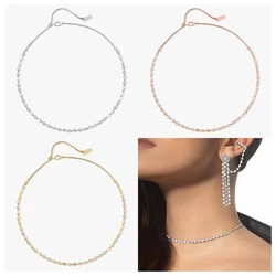 Classic D-Vibes Necklaces S925 Sterling Silver European and American Fashion Jewelry Elegant Wedding Party Gift for Women