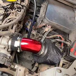 High Flow Cold Air Intake Kit Aluminum Pipe Big Horsepower Red Mushroom Head Air Filter For Ford Focus MK1 MK2 Mondeo 1.8 2.0