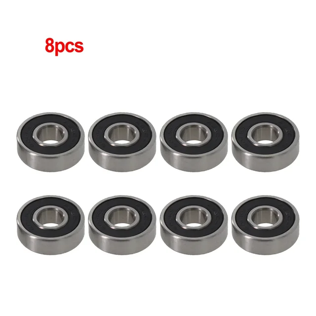 8pcs Ceramic Ball 608RS Inline Roller Skate Wheel Bearing ABEC 11 Anti-rust Skateboard Wheel Bearing  8x22x7mm 3