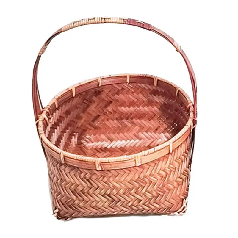 

Handwoven Storage Bins Small Baskets For Organizing With Handle Decorative Storage Baskets Dinner Baskets And Paper For Home