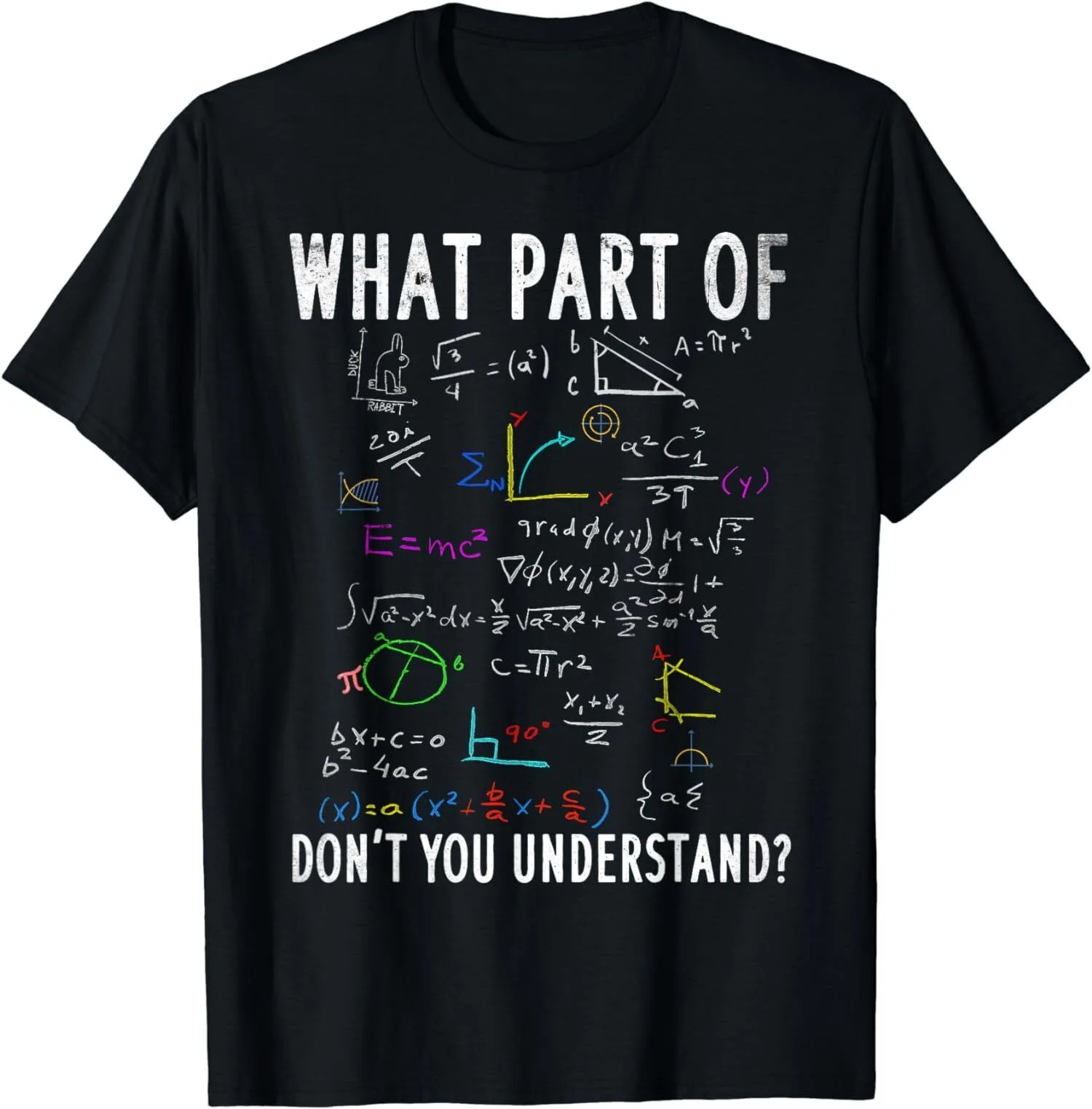 

What Part Of Don't You Understand For Math Teacher Unisex T-Shirt