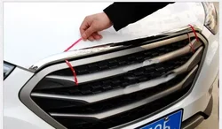 For Hyundai IX35 2010-2015 Car Styling ABS Plastics Car Front Cover Hood Trim