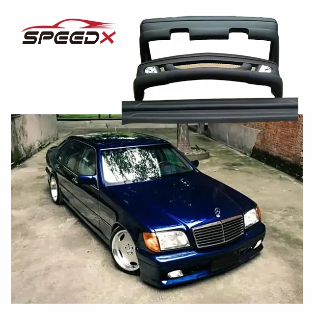 

For Mercedes Benz W140 Upgrade Wald Body Kit With Front Bumper Rear Bumper Light