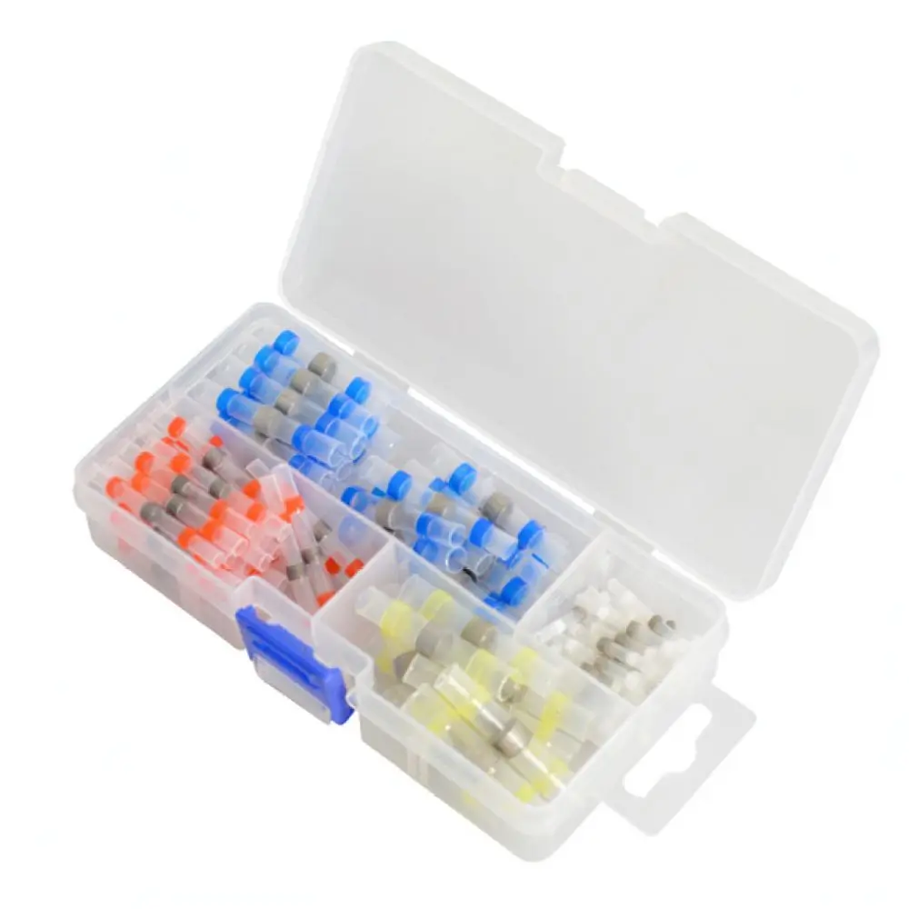 Waterproof Solder Seal Butt Terminals Heat Shrink Wire Connector Kit Electrical Cable Splice For Qiyue Automotive Marine Wiring