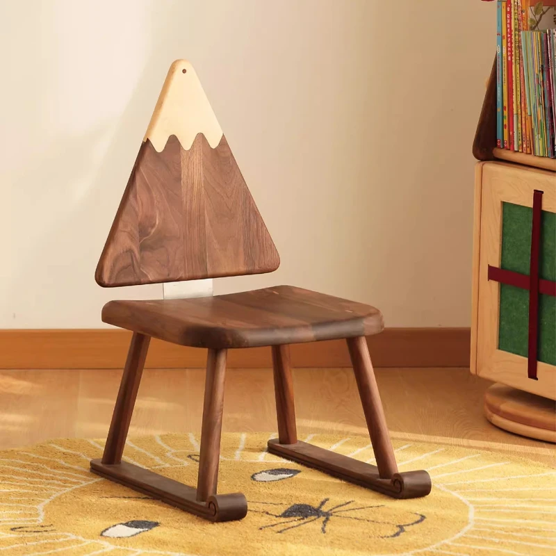 

Christmas Reading Chair Children's Game Learning Solid Wood Table Chair Baby Back Chair