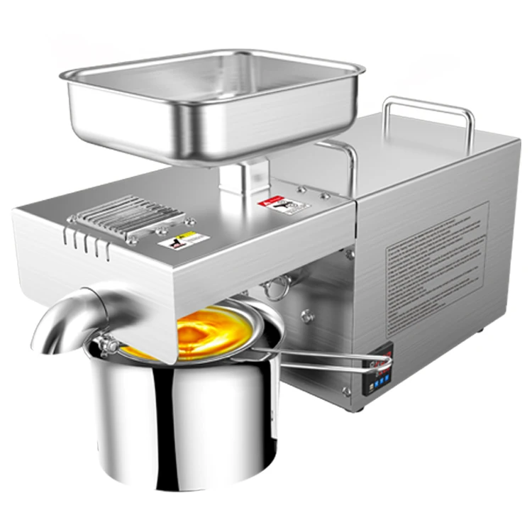 MJ LFY-899 Mini Home Use Oil Making Machine Small Coconut Walnut Nut Soybean Sunflower Cocoa Peanut Sesame Oil Press Machine
