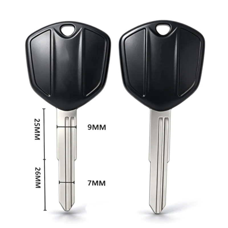 Detachable Chip Motorcycle Key for Honda Hornet 250/600/900/919 VFR800 CB400 Shadow 400/750 VT400 - Replacement Ignition Key