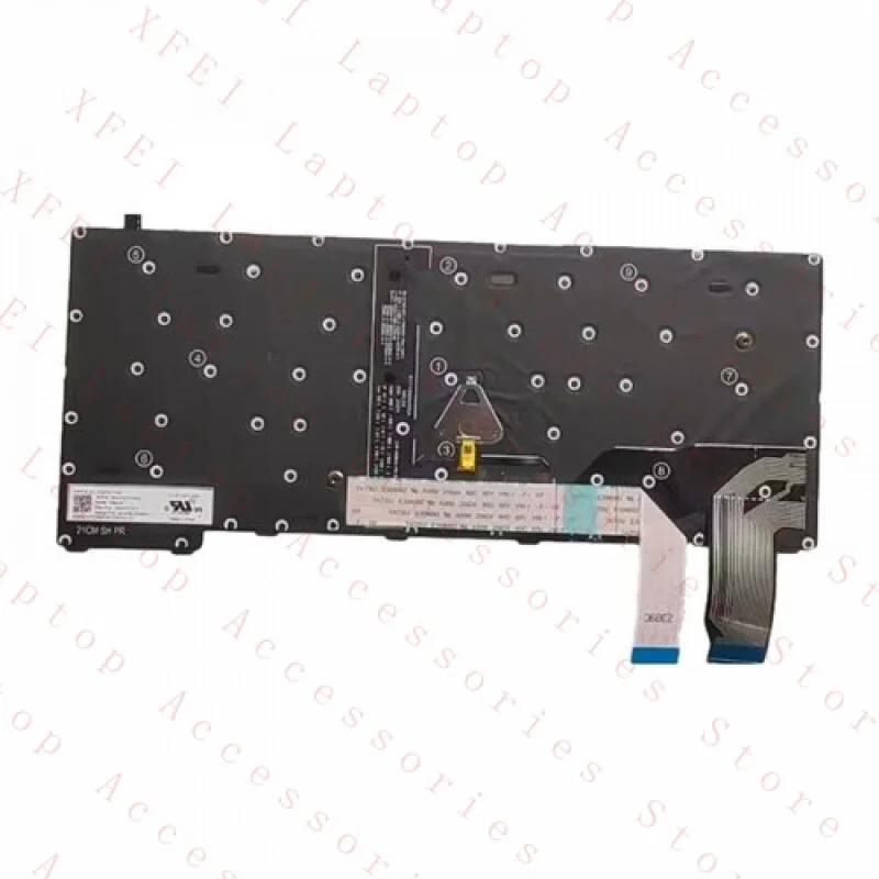 F لوحة المفاتيح W الخلفية 5N21H77217 2H-BD6CHKW60111 المملكة المتحدة لينوفو اليوغا L13 4 X13