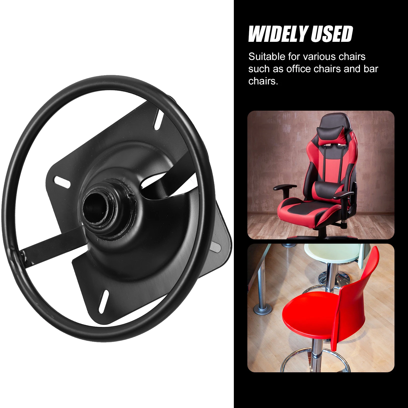 

Heavy Duty Swivel Plate Chair Base Replacement With Adjustable Hand Tray For Various Office Scenarios Furniture Accessories
