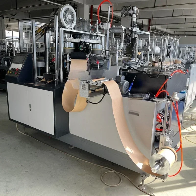Automatic paper bowl cup making machine Lunch Box Cone Paper Cup Bowl Make Machine Big Recycled Paper Bowl Making Machine