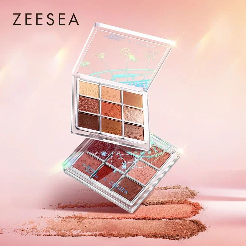 ZEESEA Alice Eyeshadow Palette 9 สี Matte Glitter Professional กันน้ํา Long Lasting Eye Shadow Make Up Palette