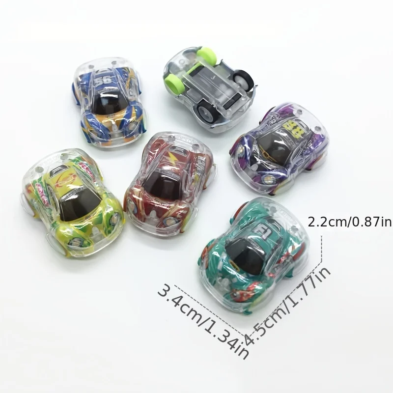 Mini Pull Back Cars Set, Pull Back Racing Vehicles for Kids Toddlers, Bulk Toys Party Favors Treasure Box, Classroom Prizes