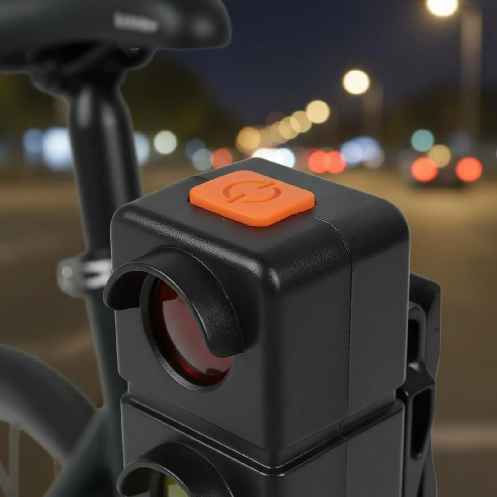 

Battery-Powered Two-Wheeler Rear Lamp Weather Resistant Upright Bike Seatpost Lamp Cycling Accessory for Cyclists