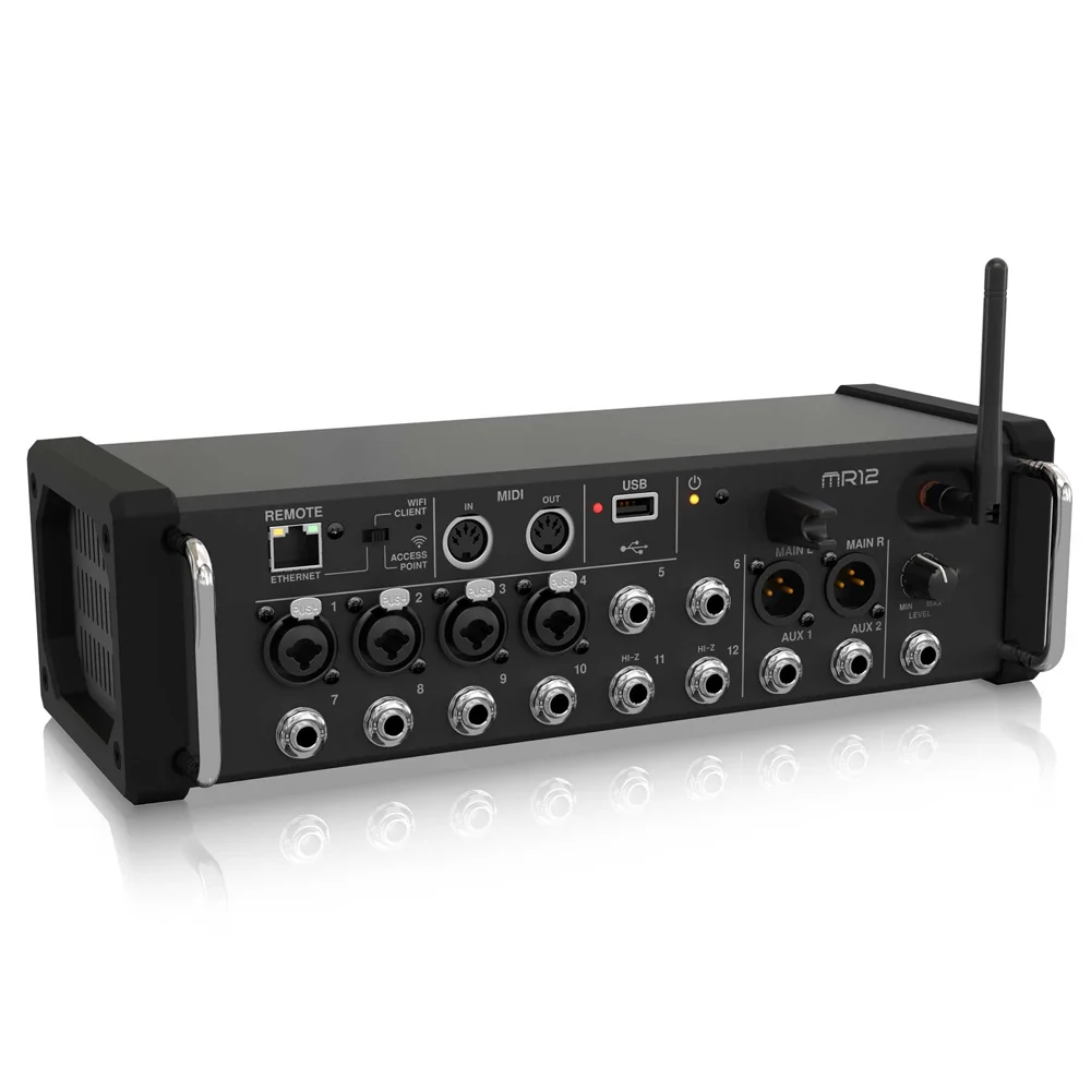 MR18 MR12 Professionelle Digitale Mischstudio Aufnahmekonsole DJ Studio Digital Mixer Audio Multi-track Sound Tisch