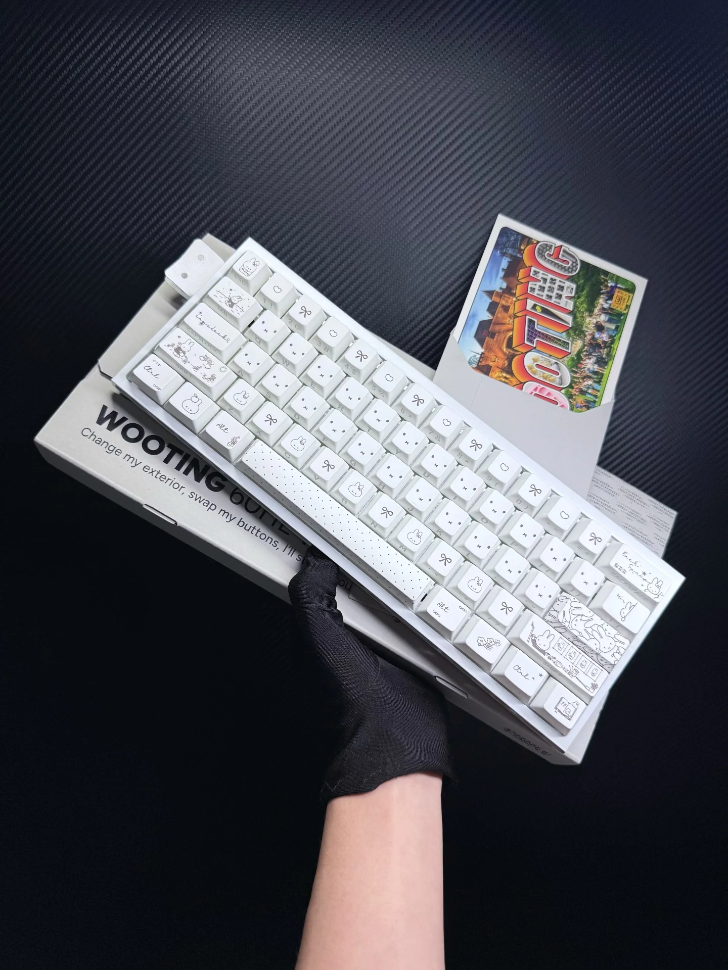 Custom Full Mod High-End Magnetic Axis Keyboard Cable, Premium Custom Data Line for Modified HE Gaming Keyboards Gift