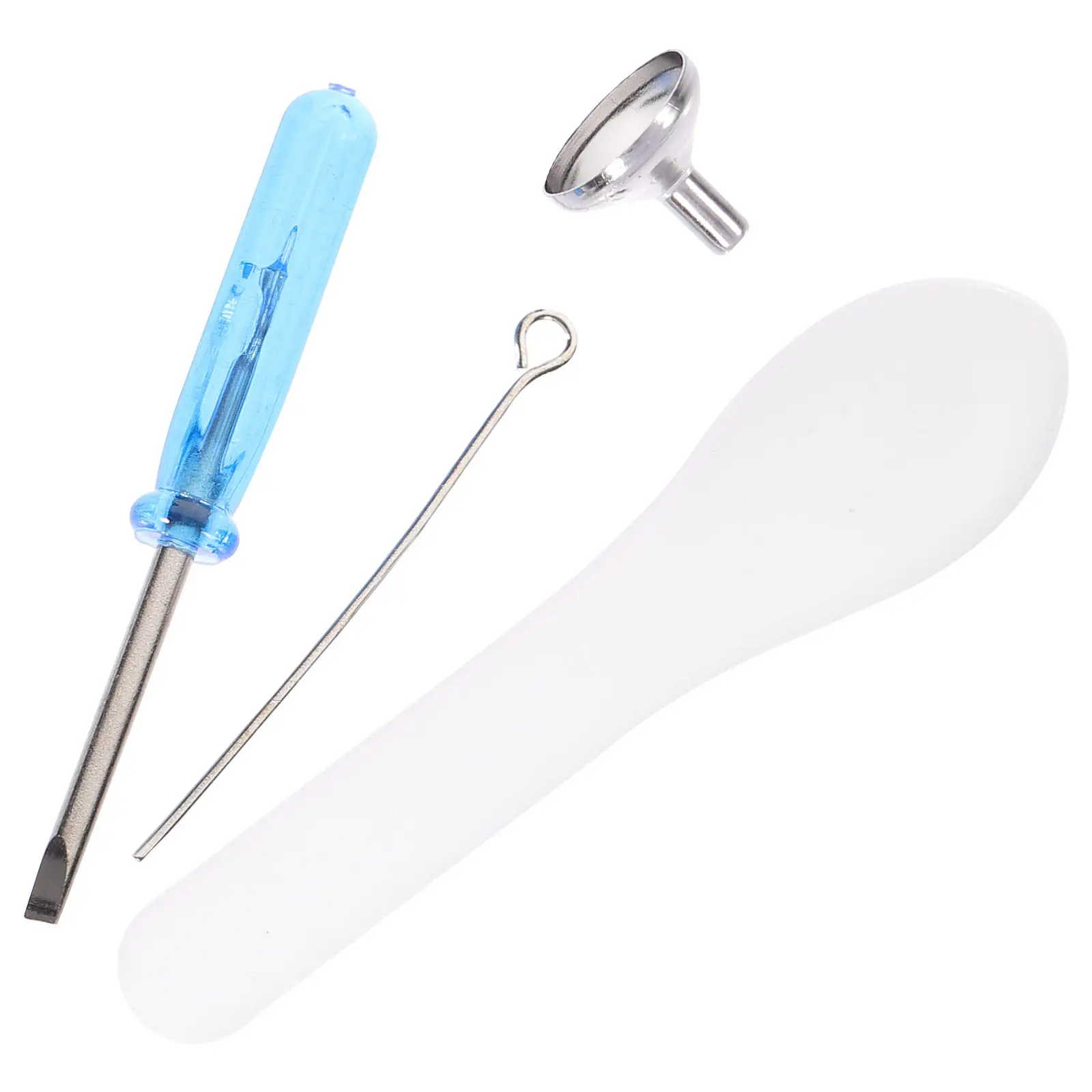 1Set Miniature Stainless Steel Urn Funnel Filler Kit Cremation Ashes Jewelry Refill Set Small Funnel for Tiny Openings Portable