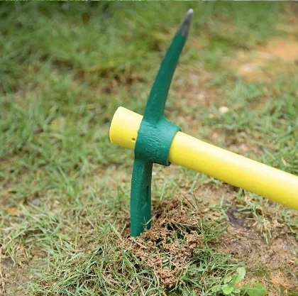 Houe creuse légère et compacte pour camping et jardin