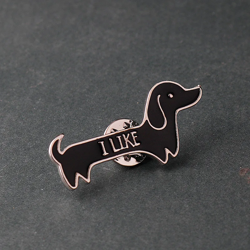 أنيمي الكلب المينا دبابيس أحب الكلب الألماني الكلب التلبيب على ظهره شارة تأثيري الدعامة اكسسوارات مجوهرات للرجال النساء هدية #2