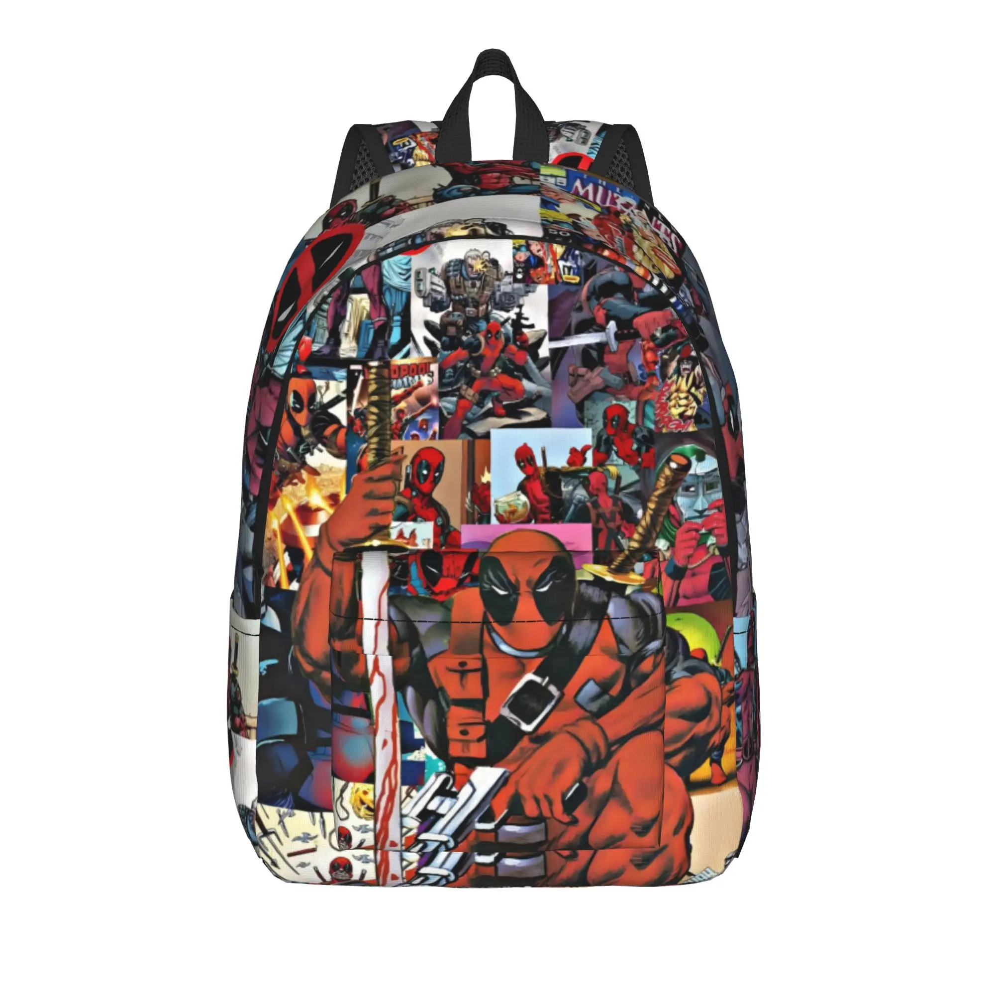 

Back to school season Light Deadpool Schoolbag Marvel Teenager Backpack Backpack