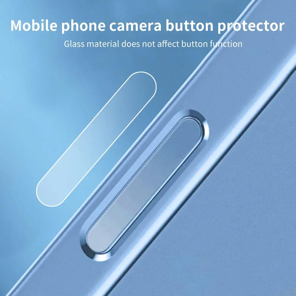 1/2 шт. прозрачная боковая пленка из закаленного стекла для IPhone 16 Pro Max, кнопка управления камерой, защитная пленка для экрана, устойчивая к царапинам