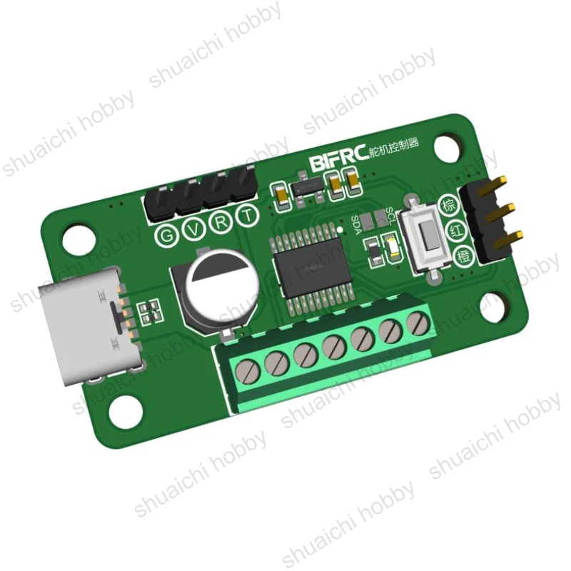 1PCS Single-channel Servo Trigger Controller Steering Gear Control Module w LED Status Indicator Light for RC Trawler Boat Parts