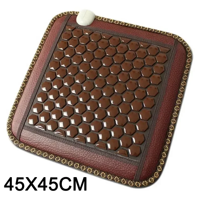 Tourmaline Far-Infrared Heated Seat Cushion Natural Tourmaline Blanket Relieves Pain Promotes Blood Circulation