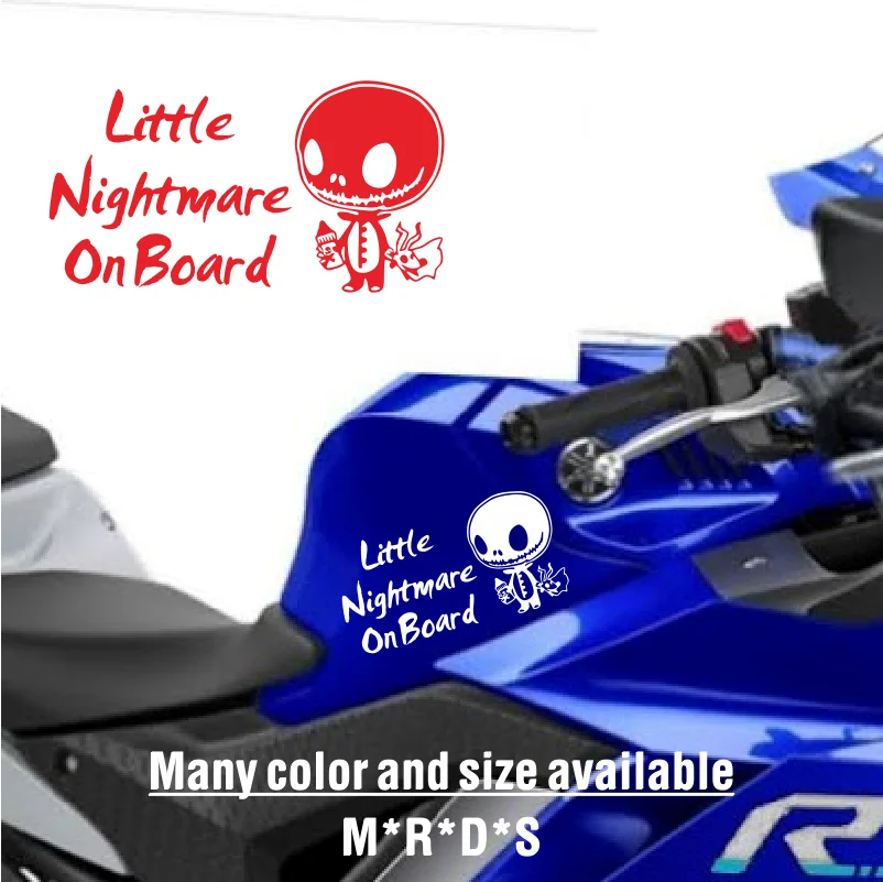 ملصقات على اللوحة من Little Nightmare لمستلزمات السيارات وإكسسوارات السيارات الخارجية وملصقات الفينيل المقاومة للماء للأطفال على متن السيارة # 79