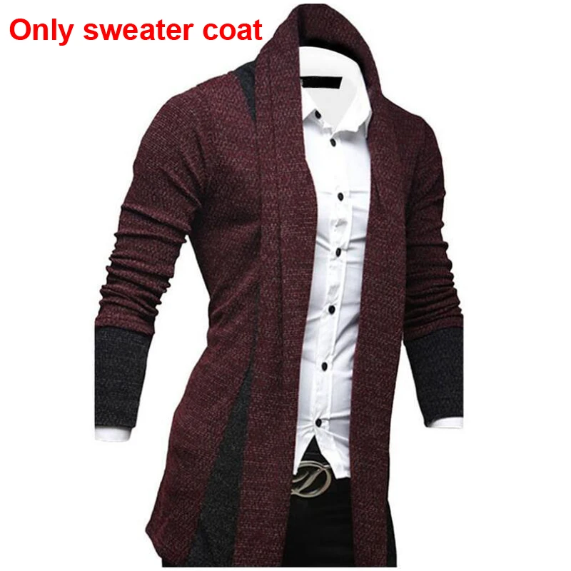 Men’s Sweaters Autumn Spring Scarf Collar Knitted Sweater Jackets Cardigan Coats Patchwork Men Clothing Casual Knitwear MY170 3 Men's Sweaters Autumn Spring Scarf Collar Knitted Sweater Jackets Cardigan Coats Patchwork Men Clothing Casual Knitwear MY170 3