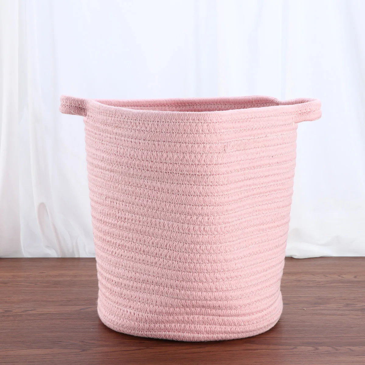 

Cotton Storage Bins Basket Large Clothes Laundry Snack Organizer Room Playroom Bedroom Nursery Kitchen Linen Shoe