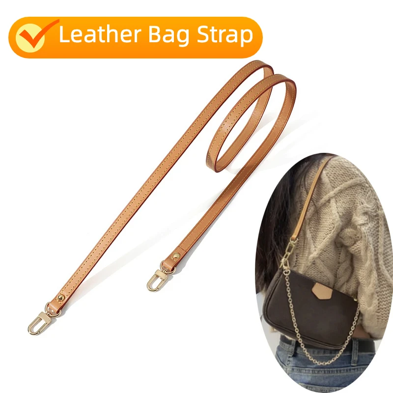 

Leather Bag Strap for LV Pochette Acceessories Bags Shoulder Straps Handbag Belt Replacement Purse Strap