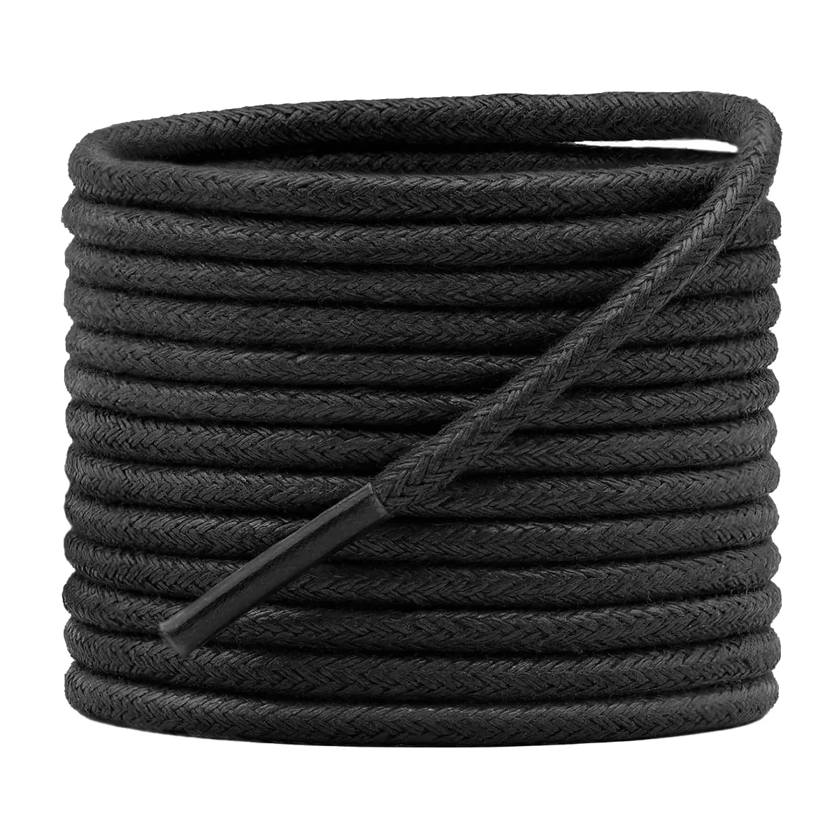 

1 Pair Shoelaces Round Waxed 2.5Mm Shoelaces Suitable For Leather Boots, Leather Shoes And Sandals 60-160Cm