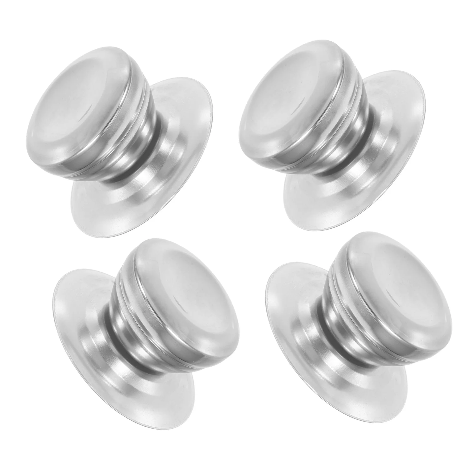 

4pcs Stainless Steel Pot Lid Handles Universal Replacement Kitchen Cookware Accessories Ergonomic Design For Pans Pots