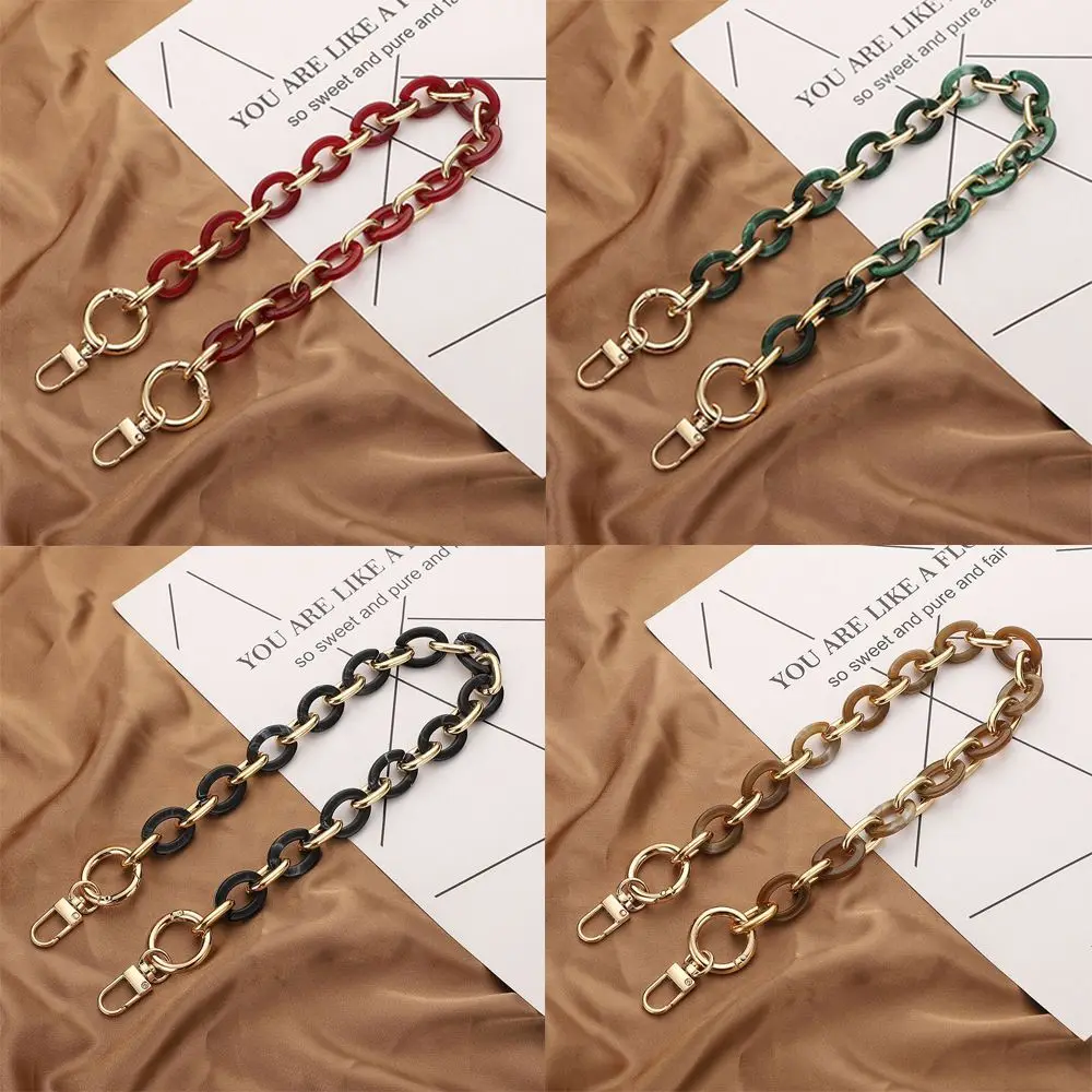 Bags Accessories Replaceable Acrylic Resin Purse Chain Bag Chain Handbag Bag Straps Shoulder Bag Accessories