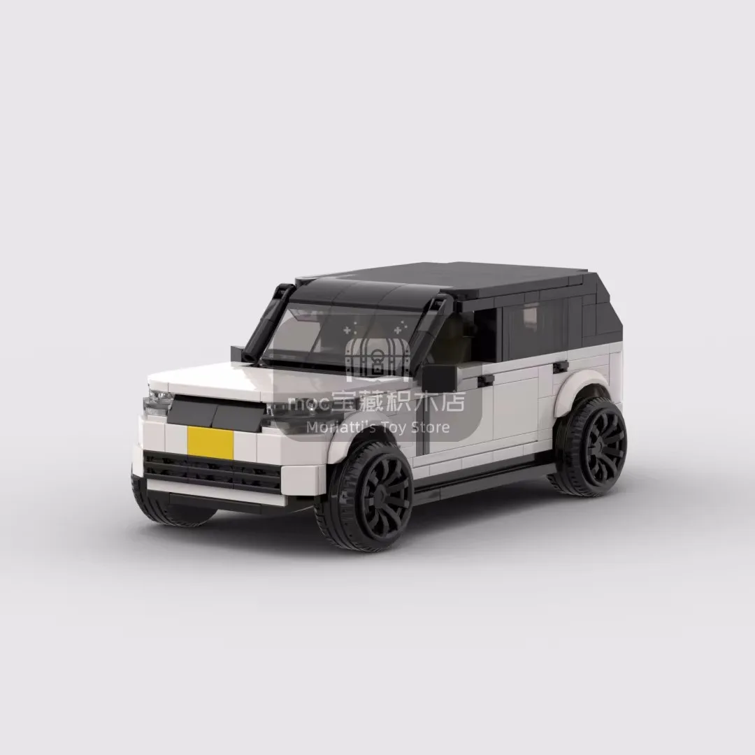 MOC-73884 SUV Range Rover racing sports car Vehicle Speed Champion Racer Building Blocks Brick Creative Garage Toys